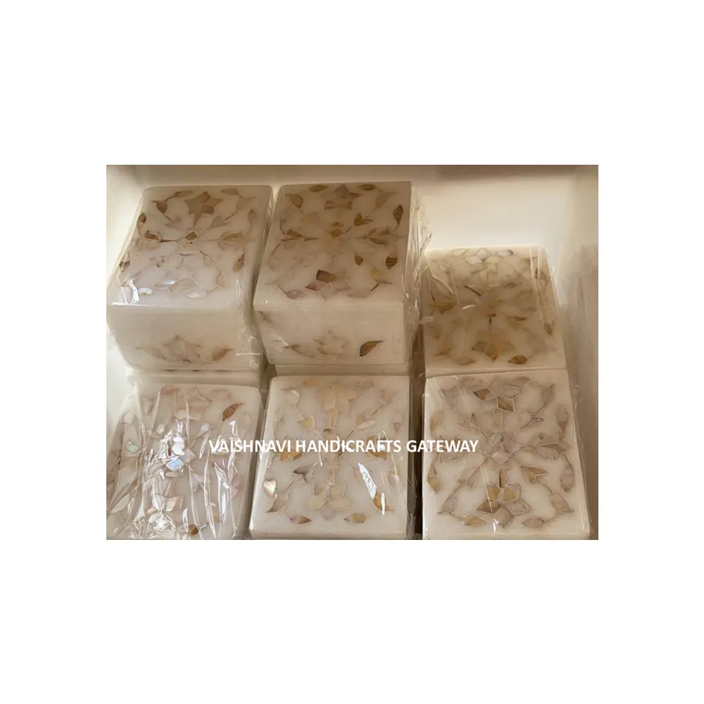 Wholesaler Price Unique Handmade White Mother Of Pearl Jewelry Boxes
