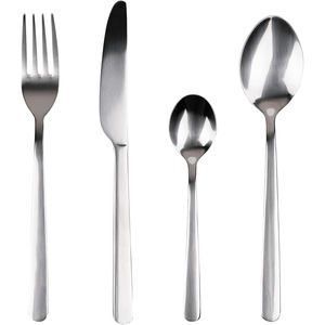 Ensemble de couverts esthétiques minimalistes Design durable pour restaurant et mariage Événements de Noël Halloween Acier miroir - Product Image 2