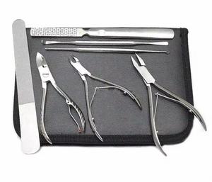 ชุดเครื่องมือแพทย์เท้าสแตนเลสพื้นฐาน - ชุดเครื่องมือสำหรับตัดเล็บเท้า เครื่องมือผ่าตัดแบบใช้มือสำหรับมืออาชีพ - Product Image 1