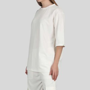 Camisetas de Verano Holgadas y Transpirables de Último Diseño 2025 para Mujer, 100% Algodón, Estilo Urbano - Product Image 1