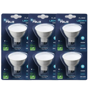 Ampoule LED G4 DON FELIZ en aluminium sablé 3W/5W/7W pour usage résidentiel, lumière blanche/froide 6500K, capteur de lumière, lot de 6 - Product Image 1