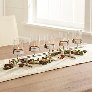 Decorative Tealight Candle Holder Home Decoration 5 Candle Tealight Holder <b>Centrepiece</b> Luxury Home Decoration Candle Holder - Product Image 5