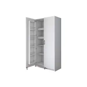 Rani JE103 خزانة متعددة الأغراض بيضاء للحمام-شرفة-مطبخ-مخزن-لاردر سعر المصنع الأعلى مبيعًا