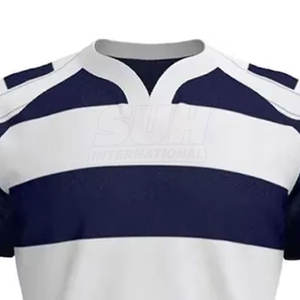 Ropa Deportiva, Conjuntos de Uniformes de Rugby Ligeros Personalizados, 100% Poliéster, Unisex, Tallas Grandes, Nuevo, Venta Caliente, Servicio OEM, Elástico - Product Image 4