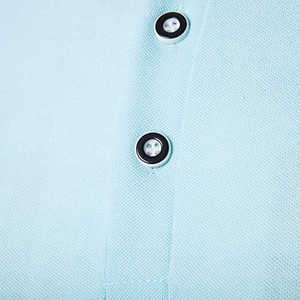 Vente chaude hommes décontracté à manches courtes pour polos fabricant de vêtements personnalisés couleur unie respirant anti-rides - Product Image 6