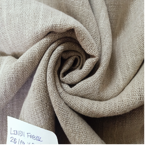 Telas de lino tejidas a mano hechas a medida 25*25 estilo liso para diseñadores de ropa y tapicería textiles para el hogar - Product Image 1