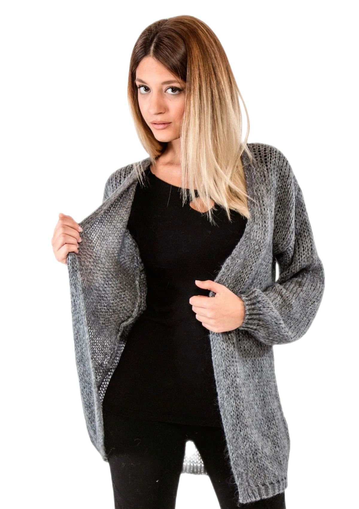 ท้องฟ้าสีฟ้ากับ lurex เงิน