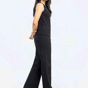 <b>Black</b> Color Fitness Wear Women tank <b>Top</b> 2024 New Women's Fitness Vest Custom <b>Ladies</b> Activewear Workout Fitness Tank <b>Tops</b> - Product Image 4