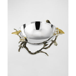 Bol en métal doré et noir de qualité supérieure Bol décoratif moderne Bol de service pour collations pour mariage ou tout événement - Product Image 4