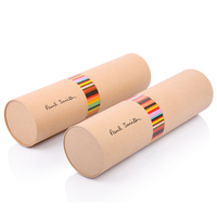 Étui de luxe en tube mat doublé d'éponge, en matériaux recyclés, avec impression de logo personnalisée, vente en gros directe d'usine pour emballage cadeau de cigarettes