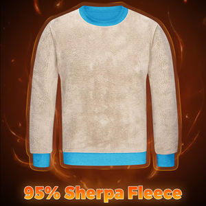 Personnalisé nouveau Style sweats à capuche hiver 2025 mode plaine hommes blanc col rond sweats avec poches kangourou unisexe sweats - Product Image 3