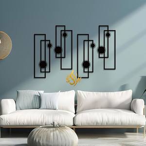 ศิลปะการตกแต่งผนังโลหะงานประดิษฐ์ตัวอักษรด้วยเงินและทองออกแบบด้วยมือเฉพาะศิลปะการตกแต่งผนังบ้านและคาเฟ่ในร่ม - Product Image 5