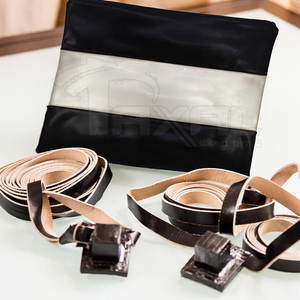 กระเป๋าเทลลิสคุณภาพสูงทำจากหนังแท้มีซิปปิดและตกแต่งโลโก้สินค้าส่งตรงจากโรงงาน - Product Image 2