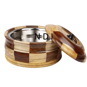 Marmite isolée à double paroi pour une finition personnalisée Casserole écologique servant une marmite ronde contenant des aliments marmite - Product Image 1