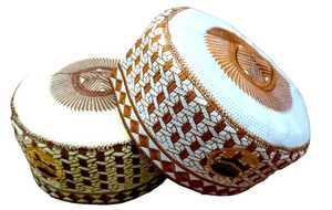 Casquette de prière musulmane OMANI fabriquée à la main de qualité exportatrice Chapeau design personnalisé pour les quatre saisons au Bangladesh. - Product Image 5