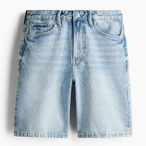 Streetgrace short en jean personnalisé pour hommes coupe estivale vêtements OEM en tissu de coton respirant avec marque privée et logo imprimé - Product Image 1