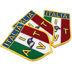 Badges en fil de bullion légers de haute couture, badges en tissu brodés, décorations en dentelle, patchs pour les fans de football - Product Image 3