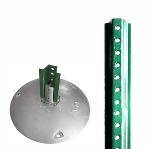 Poteaux de signalisation en gros, poteaux de clôture en forme de U, acier galvanisé imperméable, revêtement en poudre, écologique, naturel, personnalisé, OEM ODM - Product Image 3