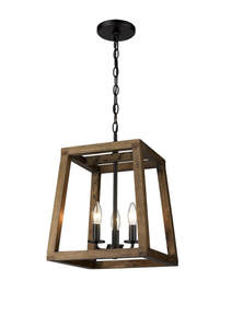 Brown Wooden Floor <b>Lantern</b> Iron Metal Handmade Christmas <b>Candle</b> Holder Decorative <b>Lantern</b> for Home Decor - Product Image 3