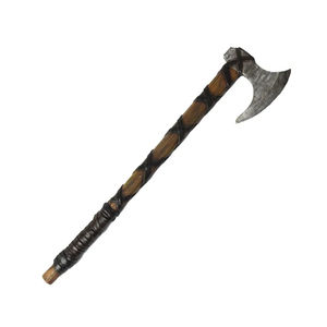 Burraq Custom 19.5" Carbon Steel Splitting <b>Axe</b> Tomahawks Bearded Rosewood Handle Leather Sheath Camping Outdoor Gift Dad - Product Image 2