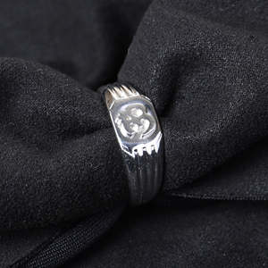 NOVAMART Fine Buy Premium 925 Pure Sterling <b>Silver</b> Cluster <b>Rings</b> for <b>Men</b> Rhodium Plated with Bezel Set Zircon <b>Men's</b> Jewelry Whol - Product Image 2
