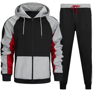 Conjunto Deportivo de 2 Piezas para Hombre, Sudadera con Capucha y Pantalones Jogger, Ropa Deportiva Informal para Correr, Traje Deportivo Personalizado OEM al por Mayor - Product Image 1