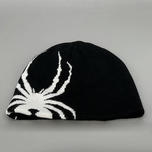 Hot Sale <b>Waterproof</b> Custom Logo Jacquard Knitted Cuffed Sports <b>Beanie</b>-Unisex Winter Outdoor Hat - Product Image 4