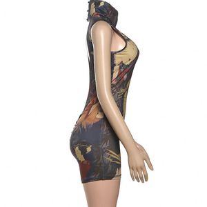 Drop Shipping 2025 Boutique High Quality Fashion New Design Digital Printed Backless Sexy High Waist Yoga <b>Casual</b> <b>Jumpsuit</b> - Product Image 5