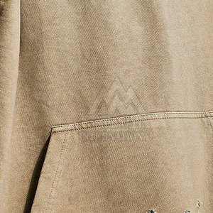 Sweat-shirts à capuche décontractés de base de haute qualité, design personnalisé, délavés, taille personnalisée, sweat-shirts à capuche décontractés de base délavés - Product Image 6
