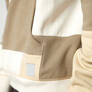 เสื้อฮู้ดสวมหัวสวมหัวคอตตอนฟลีซบล็อก100% สีกำหนดเองสำหรับผู้ชายฤดูใบไม้ร่วง - Product Image 2