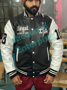 Vestes pour hommes avec logo personnalisé, veste bomber en satin, vestes pour hommes - Product Image 2