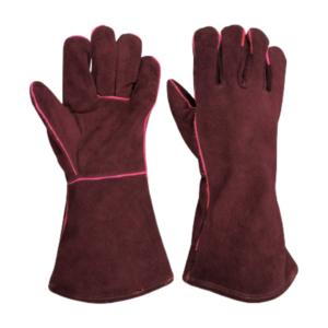 Guantes de Seguridad de Cuero Vacuno Resistentes al Calor para Soldadura, Protección de Manos y Brazos - Product Image 4