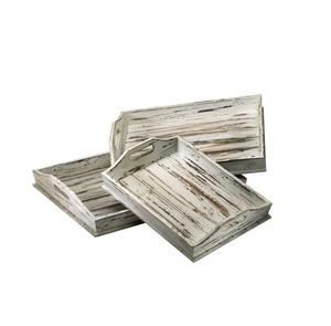 Plateau de service en bois de couleur jaune avec le meilleur look et la sensation robuste idéal pour les fêtes de vacances ou l'hébergement d'événements - Product Image 3