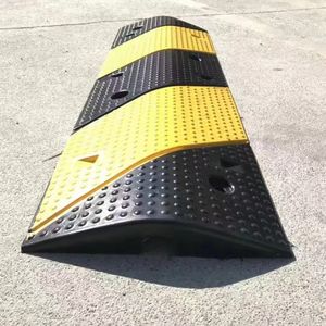 एको पेशेवर 3-चैनल रबर गति बम्प केबल रक्षक के लिए 25-45mph ट्रैफिक रेटिंग के साथ - Product Image 2