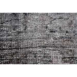 Alfombra Turca Vintage, Redonda de 2,5x1,5 pies, Alfombra de Camuflaje Gris y Negra - Product Image 5