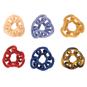 Servilletero de resina para Decoración de mesa de boda, servilletero de nuevo artículo con 4 piezas al mejor precio - Product Image 2