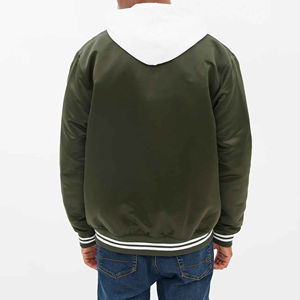 Chaquetas de satén para hombre hechas a medida de alta calidad al por mayor para invierno primavera talla grande 2025 con logotipo poliéster satén seda Material - Product Image 3