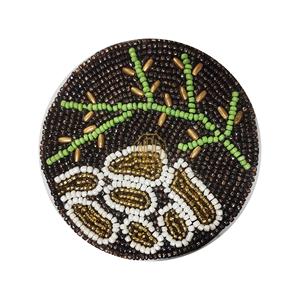 Posavasos de Cuentas Hechas a Mano con Forma de Flor, Diseño Único 2026, para Decoración Festiva y Regalos - Product Image 2