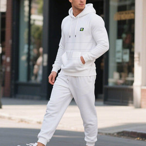 Trajes Deportivos Casuales para Hombre, Conjunto Deportivo de Tela Cómoda, Camiseta de Manga Larga y Pantalones para Deportes, Gimnasio, Actividades al Aire Libre y Uso Diario - Product Image 2