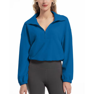 Sudadera con Media Cremallera para Mujer al por Mayor, Sudadera Cálida de Invierno para Esquiar en la Nieve, Sudadera de Moda - Product Image 1