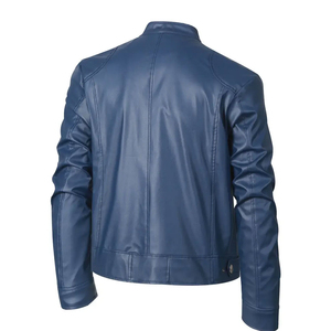 Chaquetas de hombre personalizadas de alta calidad 2025, chaqueta de cuero de vaca resistente al agua, chaqueta de cuero de Color personalizado para hombres, envío DDP - Product Image 2