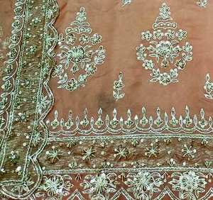 Diseñador moderno sin coser bordado a mano Organza Premium indio pakistaní trajes mujeres moda-adelante estilo tradicional fiesta - Product Image 2