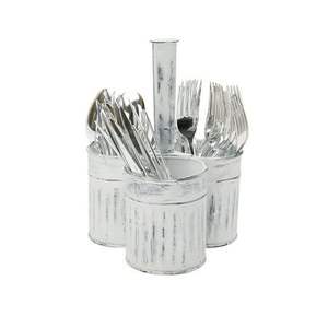 Vintage Design Vaisselle Couverts Stand Prime Qualité Métal 3 Section Couverts Titulaire pour Table À Manger Ware Couverts Titulaire - Product Image 5