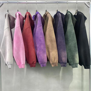 2025 New <b>Men's</b> Zip Up Hoodies Tie Dye Washed Double Oversize <b>Cardigan</b> Sweatshirt Loose Plus Size <b>Man</b> Pullovers Winter - Product Image 5