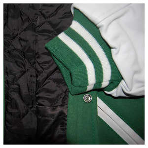 Vestes d'université pour hommes de grande taille vestes d'université vierges en gros veste d'université Letterman unie avec logo personnalisé veste d'université pour hommes - Product Image 5