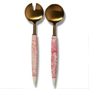 Juego de servidor de ensalada metálico más vendido, espátulas de calidad antigua, cucharas, artículo de artesanía hecho en La India, lo último en cuchara, Clips para ollas - Product Image 5