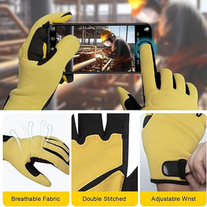 Gants de travail réfléchissants haute visibilité Gants de sécurité personnalisés Gants de mécanicien de la plus haute qualité à vendre - Product Image 6