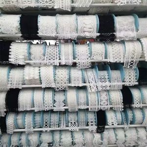 Garnitures de tissu de dentelle de coton de polyester de haute qualité accessoires de couture exclusifs pour les acheteurs en gros - Product Image 1