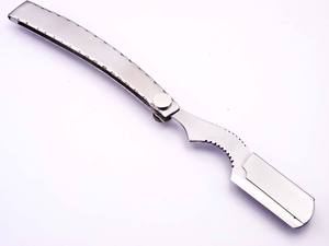 Single Changeable blade Stainless Steel Razor for <b>Facial</b> <b>Hair</b> <b>Removal</b> for Barbers and Personal Use OEM MOQ 10 PIECES - Product Image 3