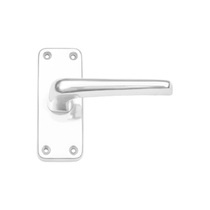 Modern Aluminum Backplate <b>Door</b> Handle Set for Villa Hotel <b>Bedroom</b> <b>Doors</b>-Easy Installation From India - Product Image 2